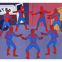 Multi Spiderman Poster
