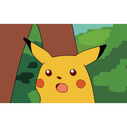 Surprise Pikachu Poster